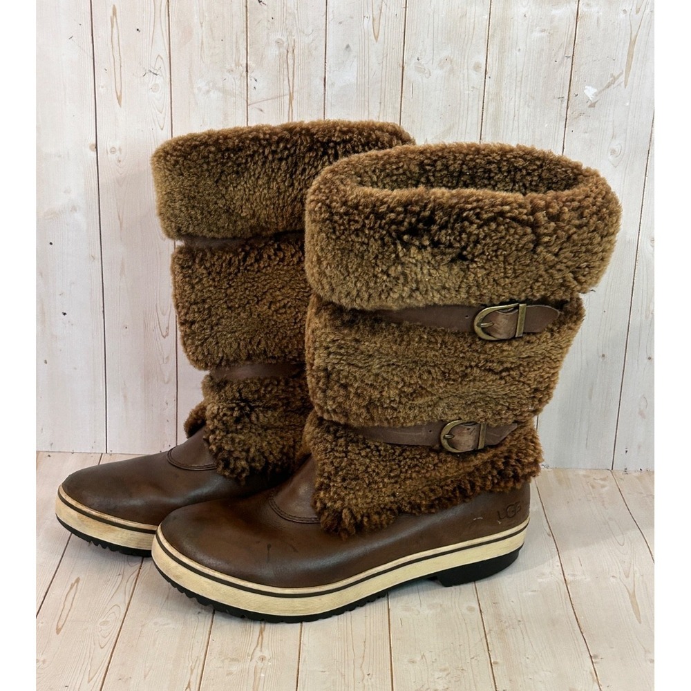 UGG Australia Women's Lilyan Boots Shoes US 8 M Brown 1001374